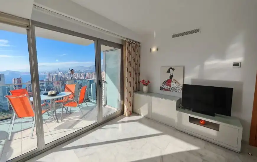 Living room of Apartments for sale in Benidorm  with Air Conditioner, Heating and Terrace