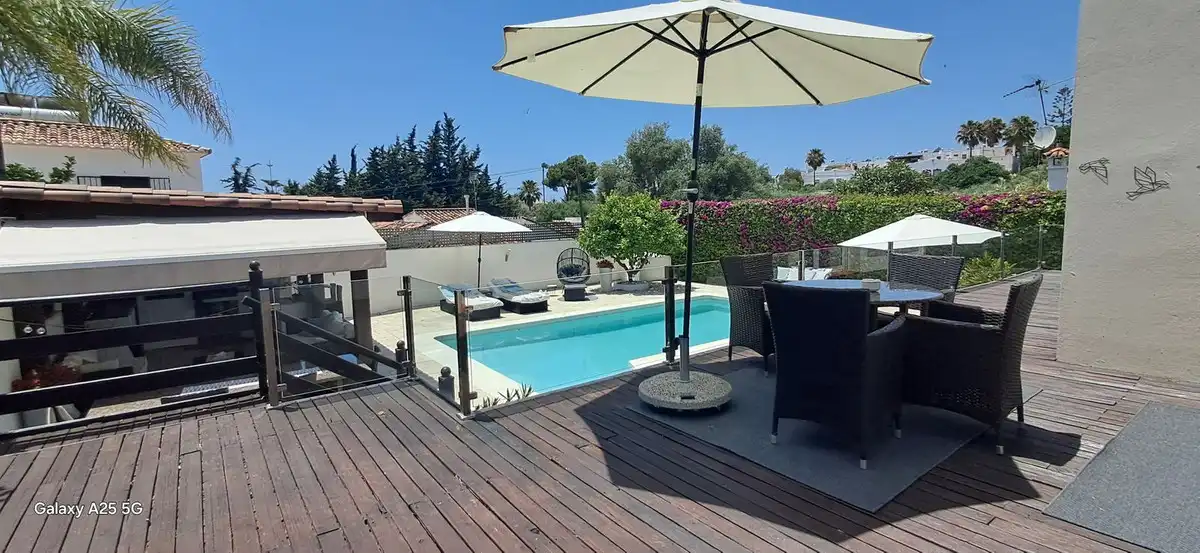 Terraza de Casa o chalet en venta en Marbella con Terraza y Piscina