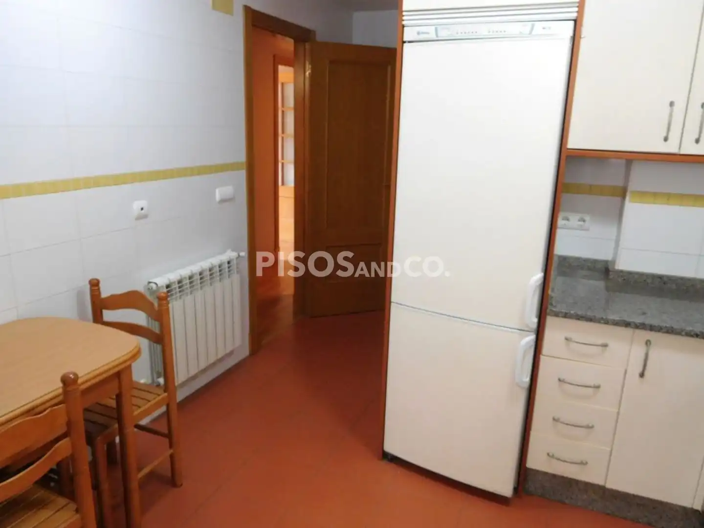 Cocina de Piso en venta en A Coruña Capital  con Calefacción, Trastero y Amueblado