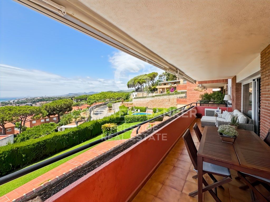 Terrace of Flat for sale in Caldes d'Estrac  with Air Conditioner, Private garden and Terrace