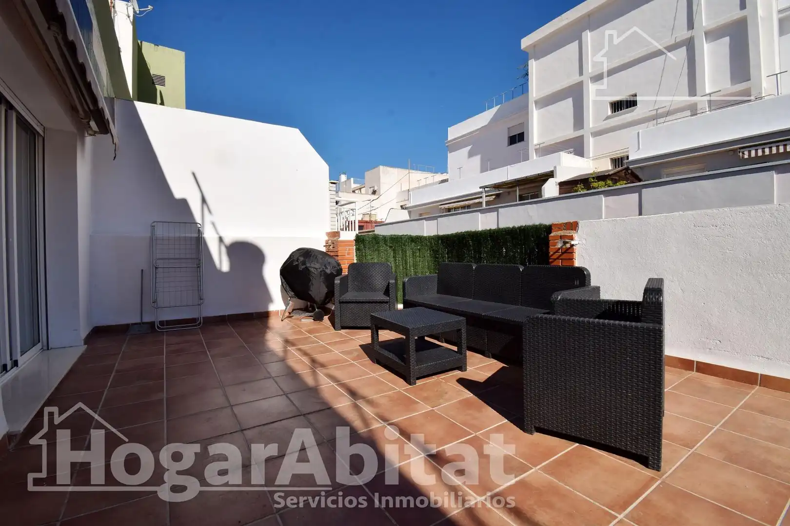 Terrasse von Dachboden zum Verkauf in Burriana / Borriana mit Klimaanlage, Heizung und Terrasse