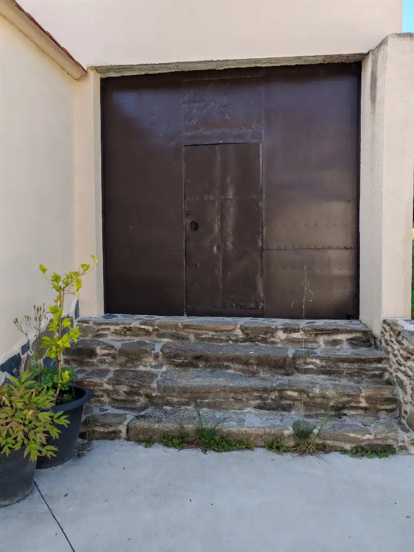 Vista exterior de Casa o chalet en venta en O Pino  con Calefacción, Jardín privado y Trastero