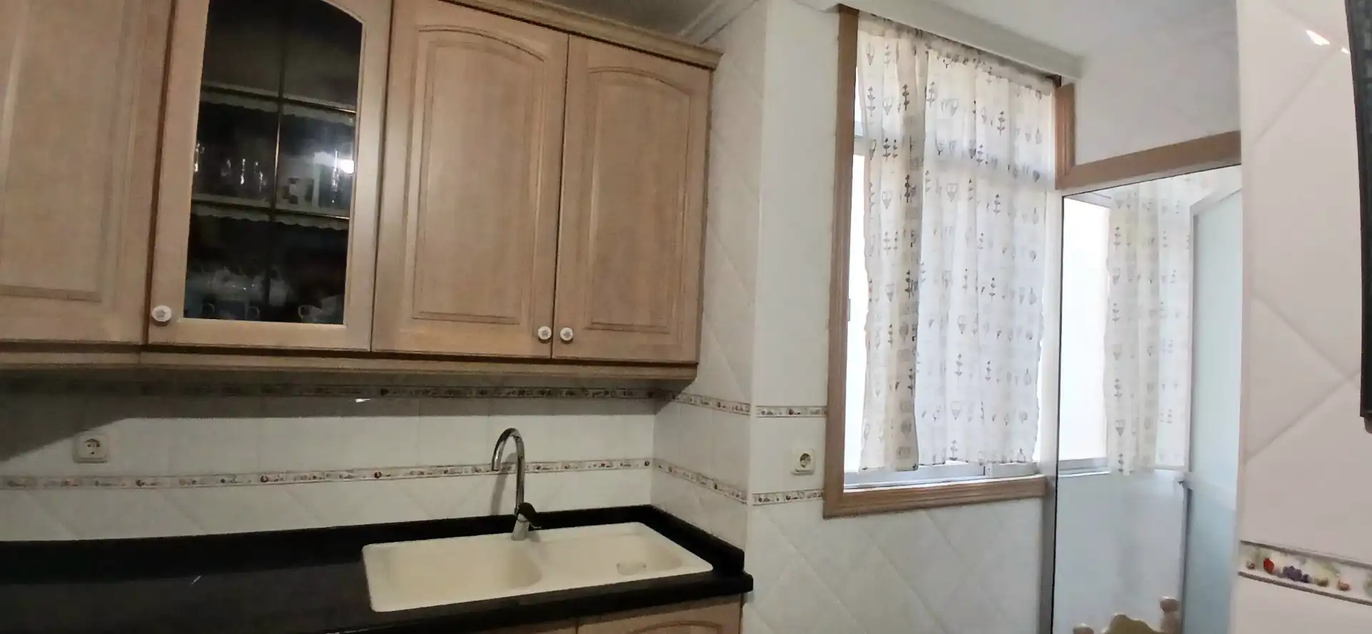 Kitchen of Flat for rent in Almería  with Air Conditioner, Terrace and Furnished