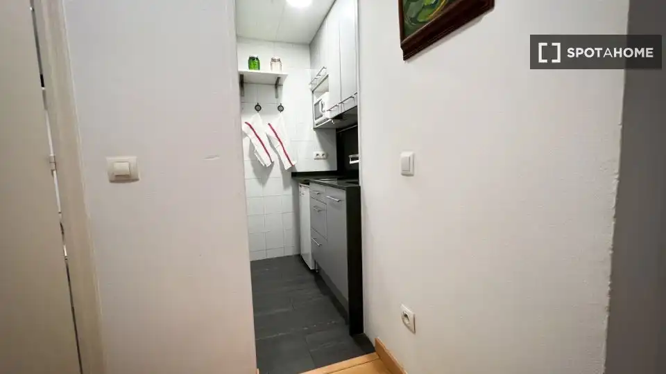 Cocina de Piso de alquiler en Barcelona con Aire acondicionado, Calefacción y Amueblado