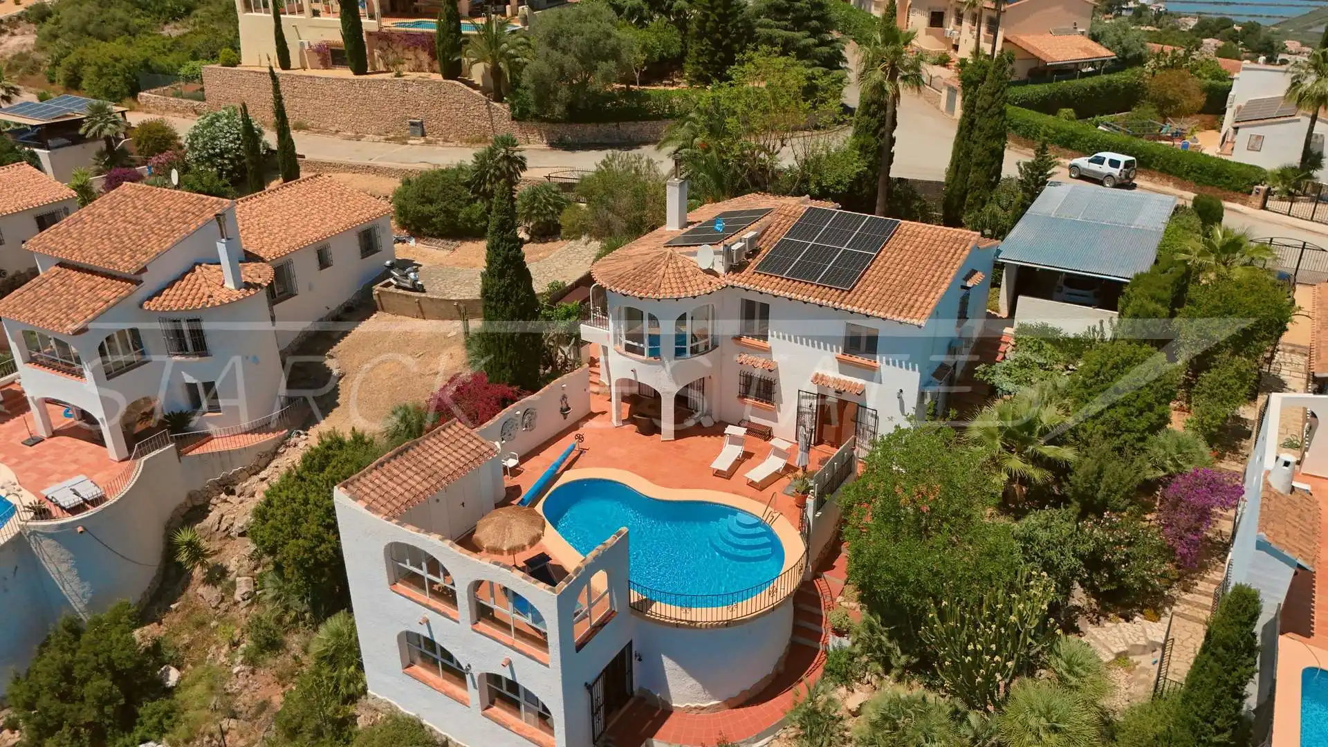 Vista exterior de Casa o chalet en venta en La Vall d'Ebo con Aire acondicionado, Jardín privado y Piscina