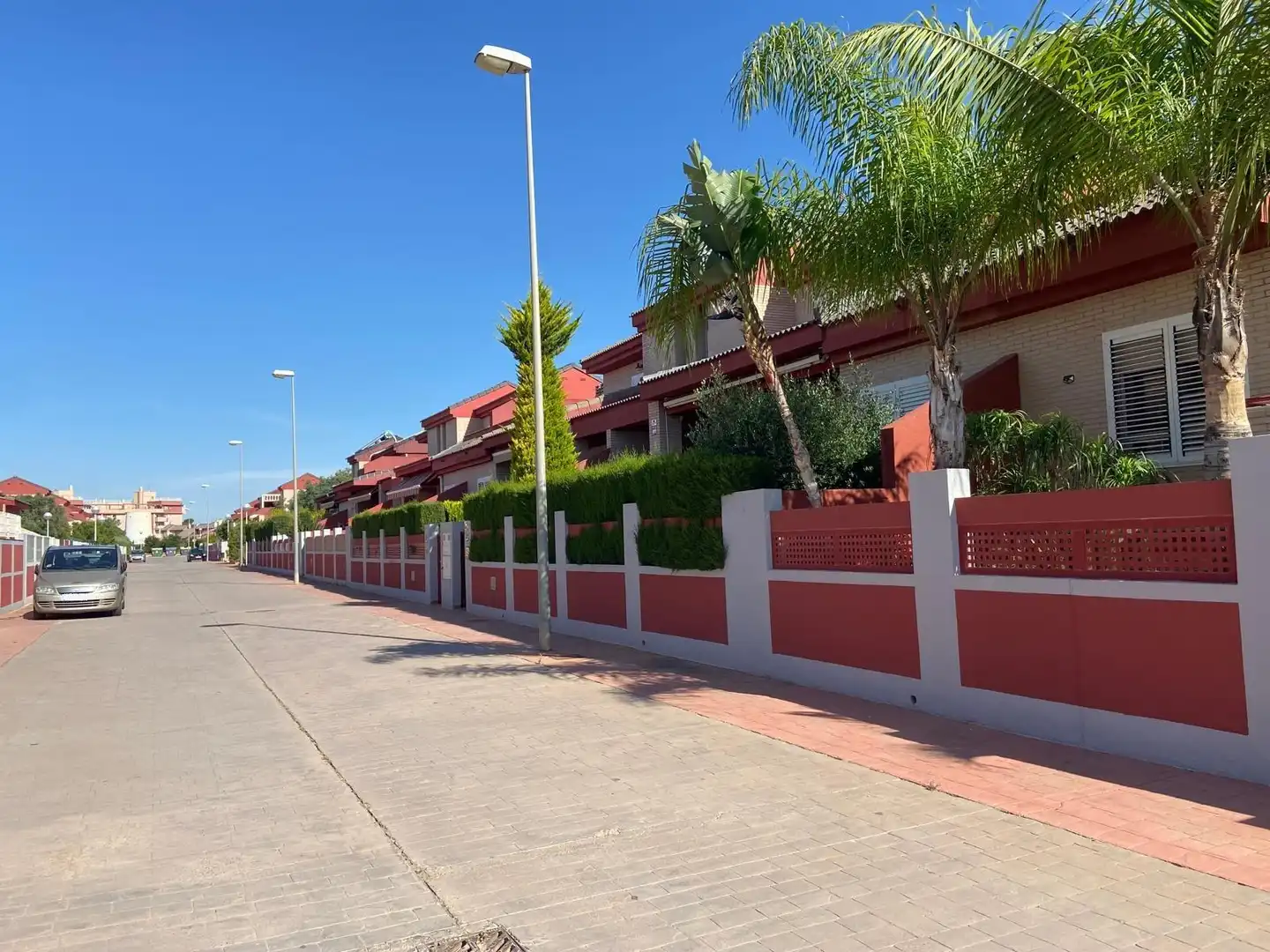 Vista exterior de Casa adosada en venta en Cartagena con Aire acondicionado, Jardín privado y Terraza