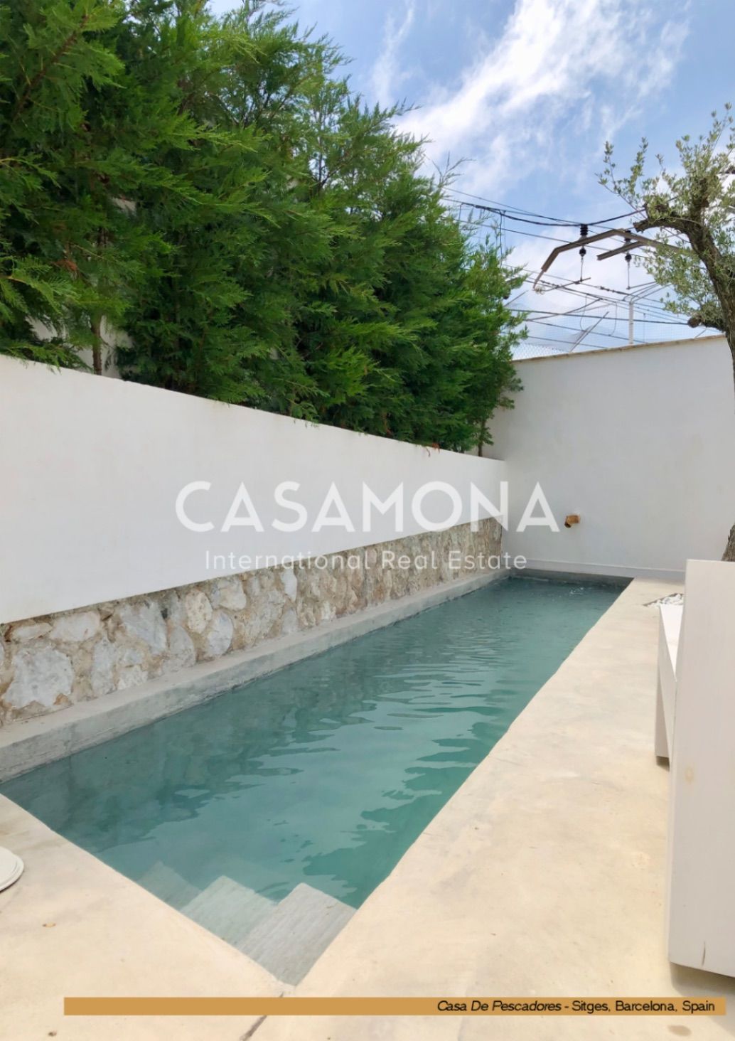 Piscina de Casa o xalet de lloguer en Sitges amb Aire condicionat, Calefacció i Jardí privat