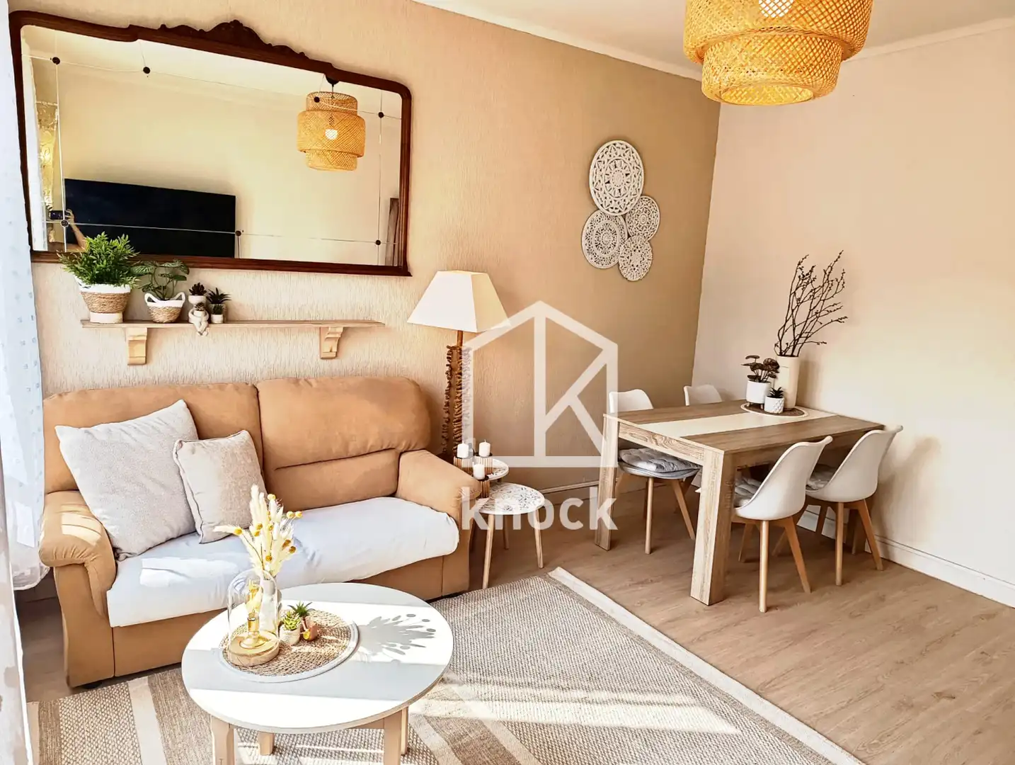 Sala de estar de Piso en venta en Langreo con Calefacción, Trastero y Amueblado
