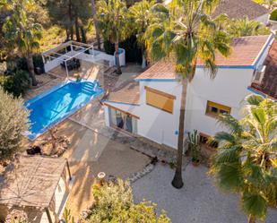 Vista exterior de Casa o xalet en venda en Moraira amb Aire condicionat, Calefacció i Jardí privat