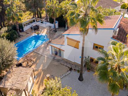 Exterior view of House or chalet for sale in Moraira  with Air Conditioner, Heating and Private garden