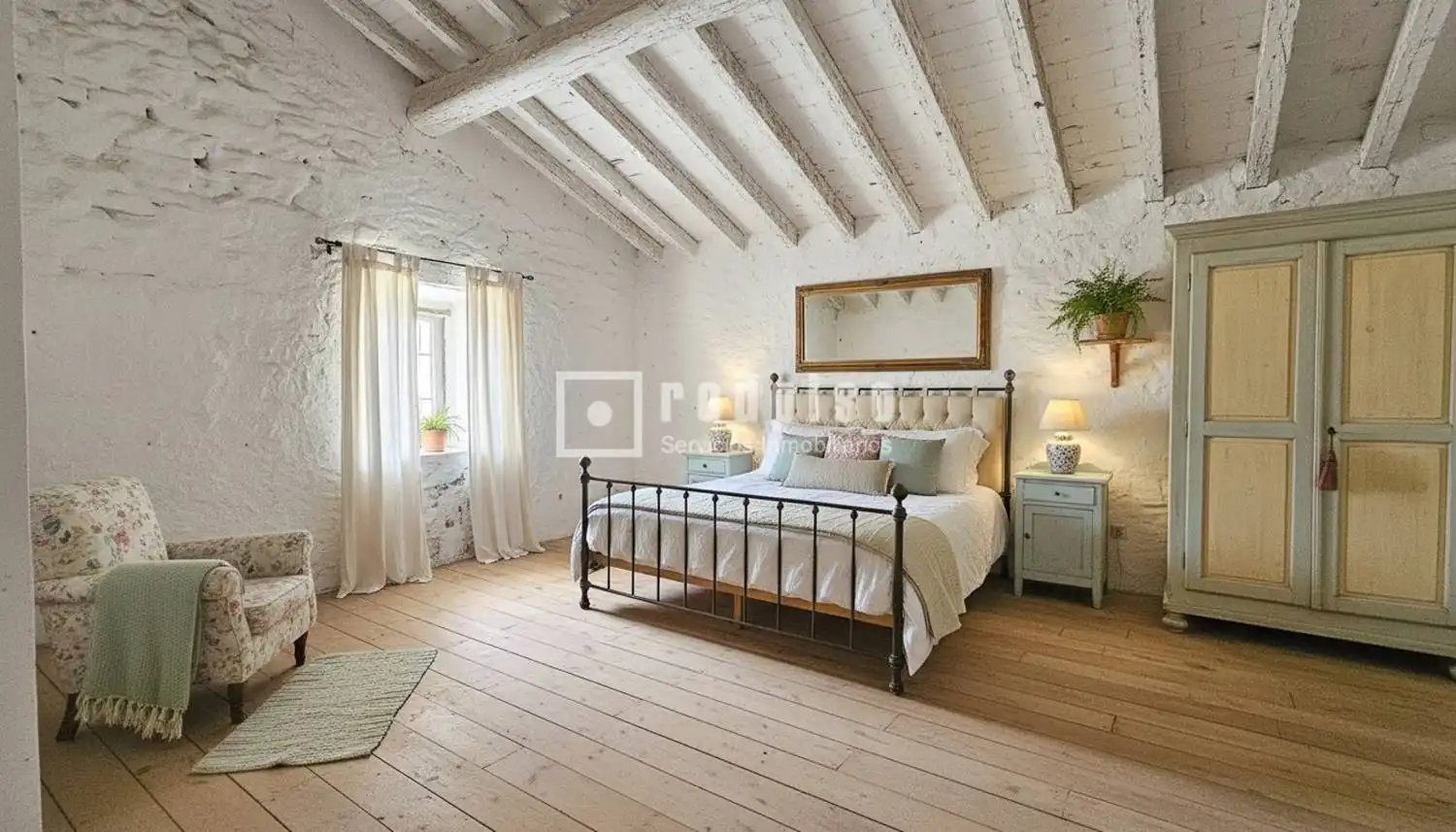 Bedroom of Houses for sale in Alfarnate  with Heating, Private garden and Terrace
