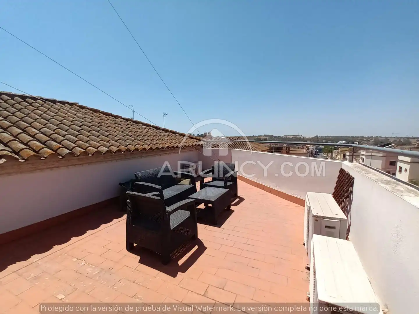 Terrassa de Casa adosada en venda en Alcalá de Guadaira amb Aire condicionat, Calefacció i Jardí privat