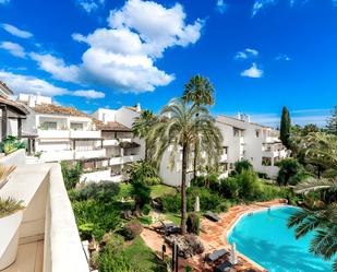 Exterior view of Attic for sale in Marbella  with Air Conditioner, Terrace and Swimming Pool