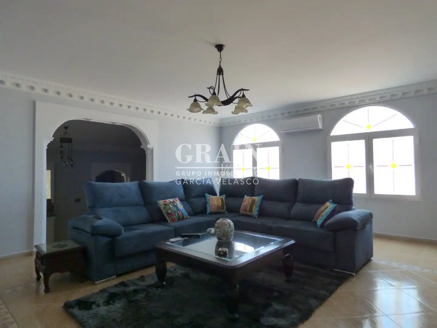 Living room of Houses for sale in Albacete  with Air Conditioner, Heating and Private garden