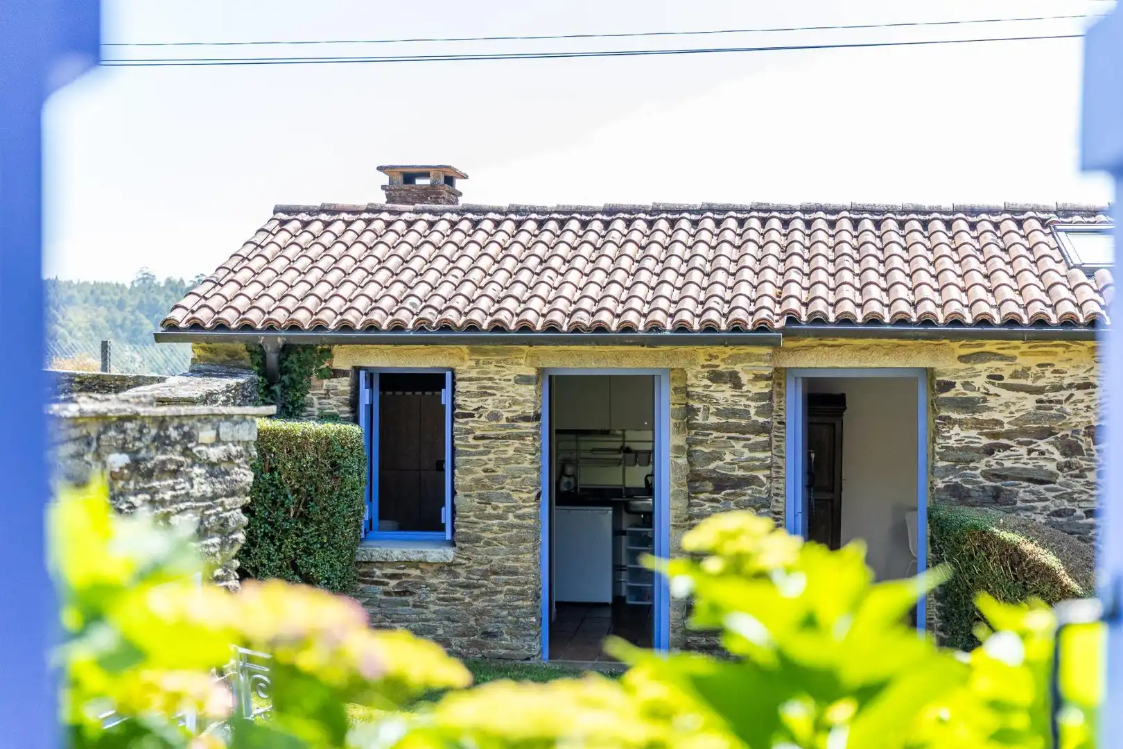 Vista exterior de Casa o chalet en venta en O Pino  con Calefacción, Jardín privado y Terraza