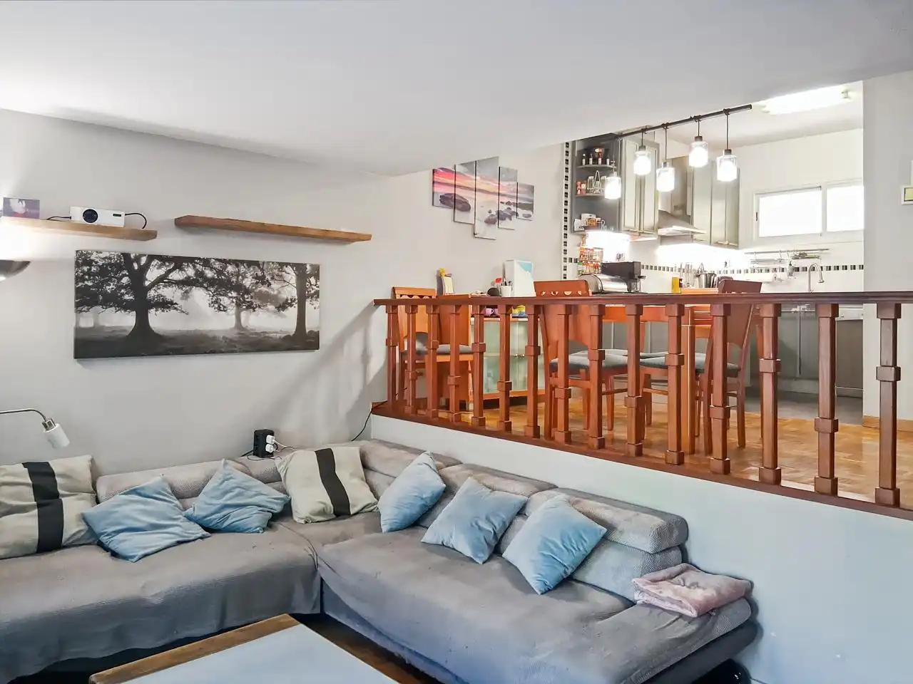Sala de estar de Dúplex en venta en Rivas-Vaciamadrid con Calefacción, Jardín privado y Parquet