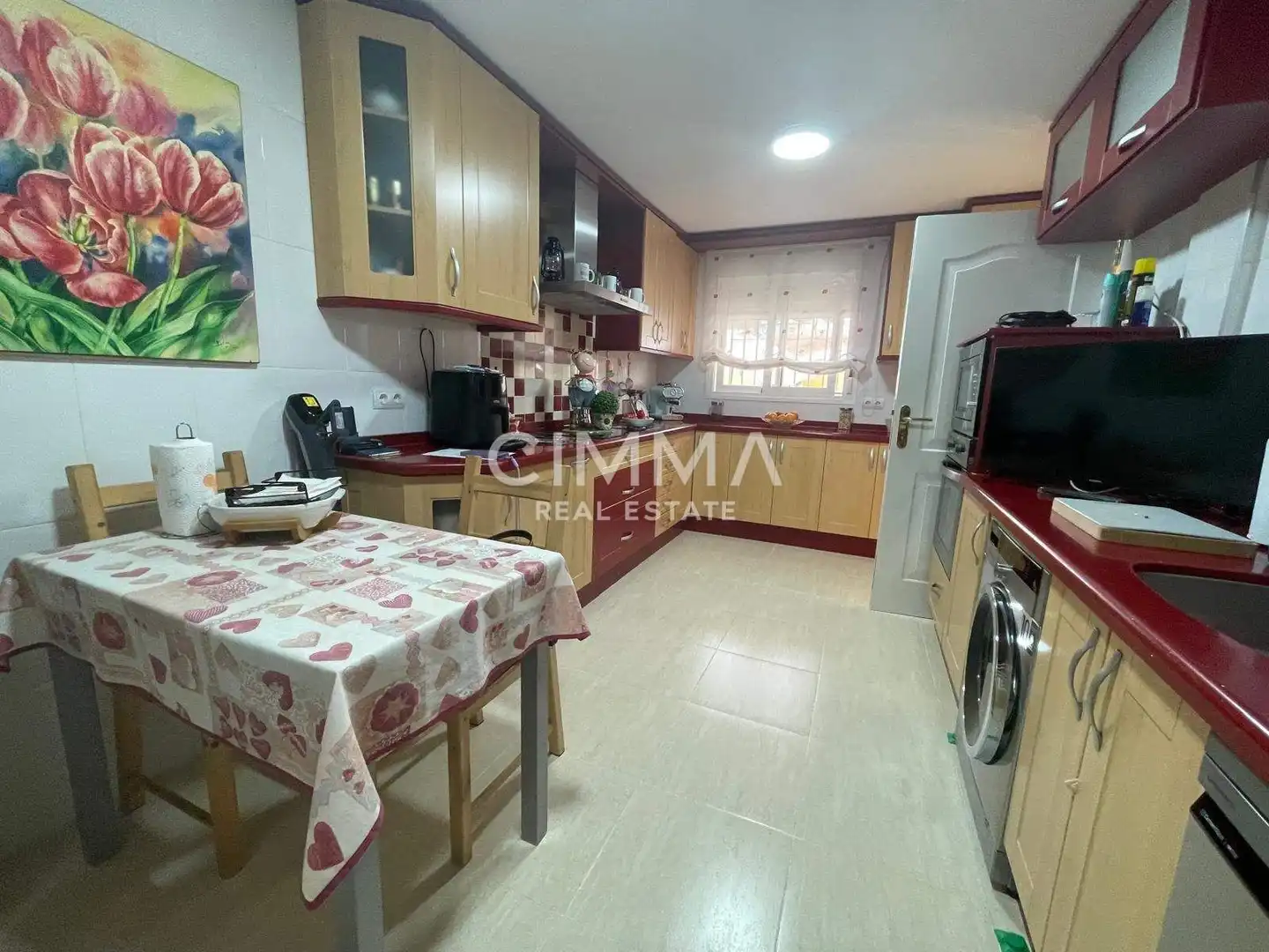 Cuina de Casa o xalet en venda en La Nucia amb Aire condicionat, Jardí privat i Terrassa