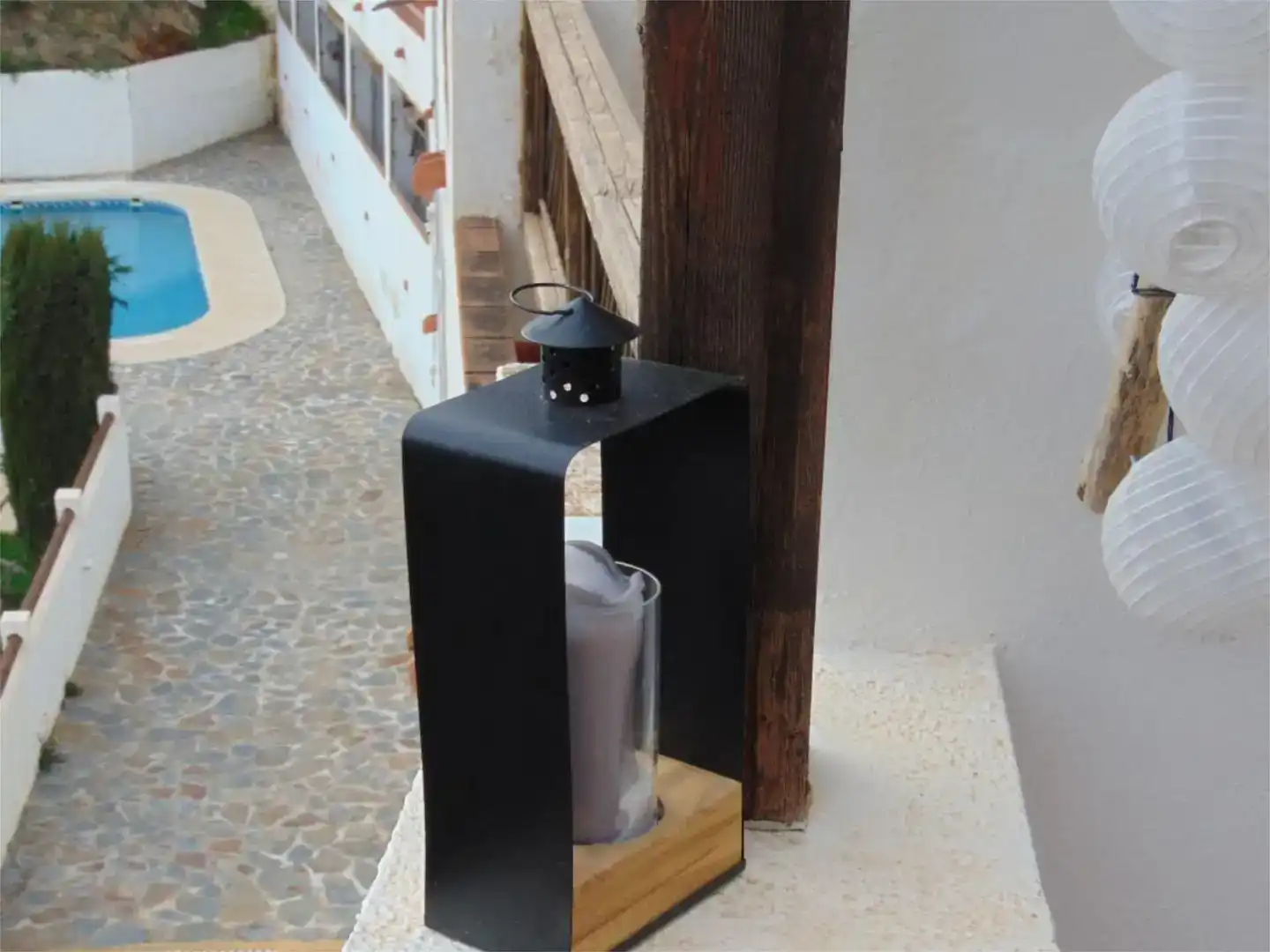 Terraza de Piso en venta en Carataunas con Piscina y Amueblado