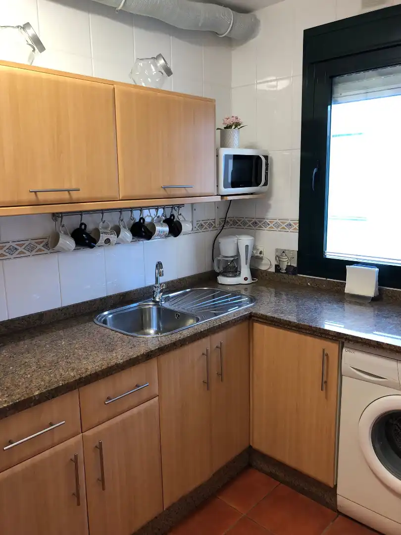 Kitchen of Apartments for rent in Chiclana de la Frontera  with Terrace, Furnished and Oven