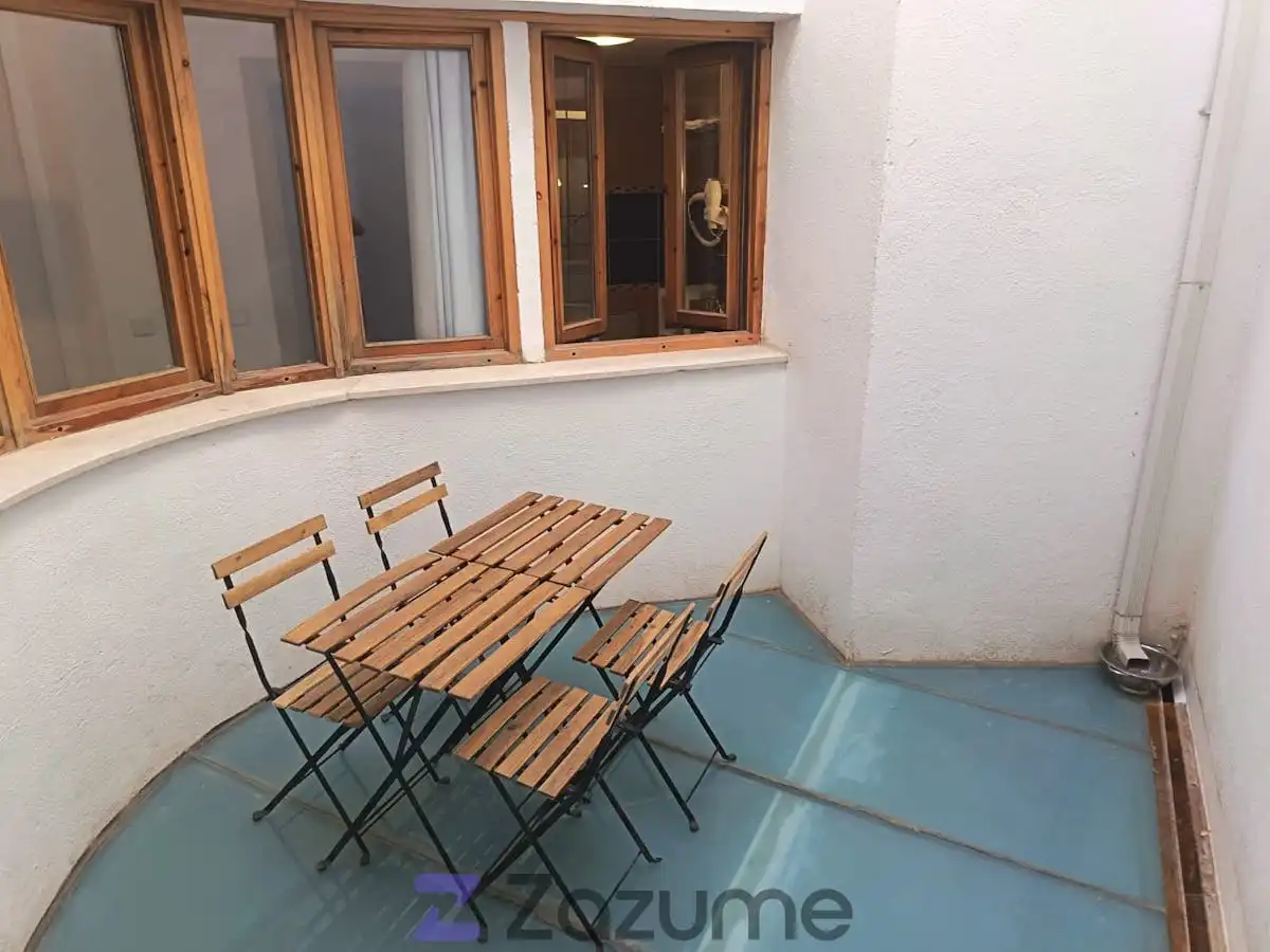 Balcony of Flat for rent in Toledo  with Air Conditioner, Heating and Parquet flooring