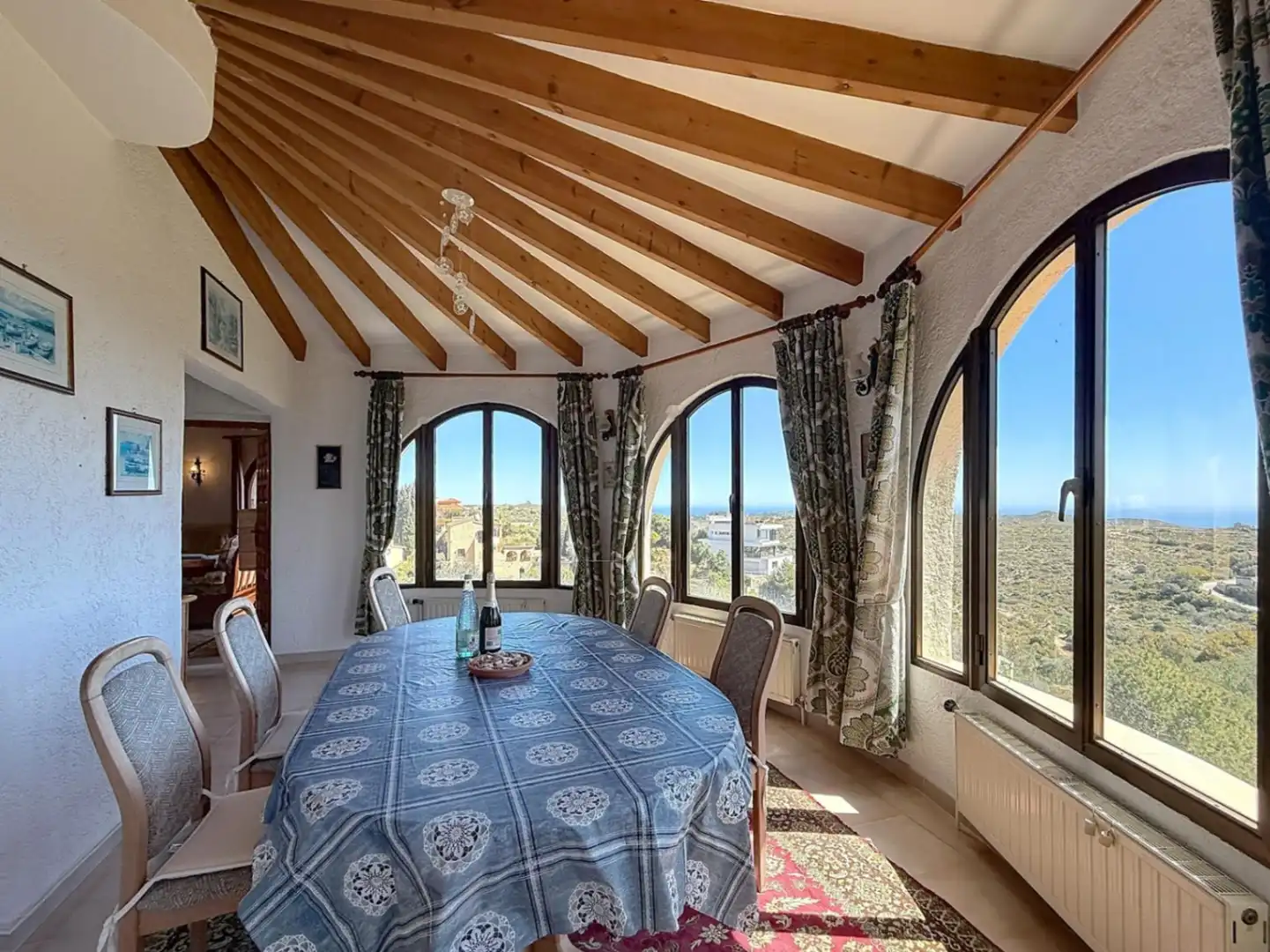 Comedor de Casa o chalet en venta en Benitachell / El Poble Nou de Benitatxell con Aire acondicionado, Calefacción y Jardín privado