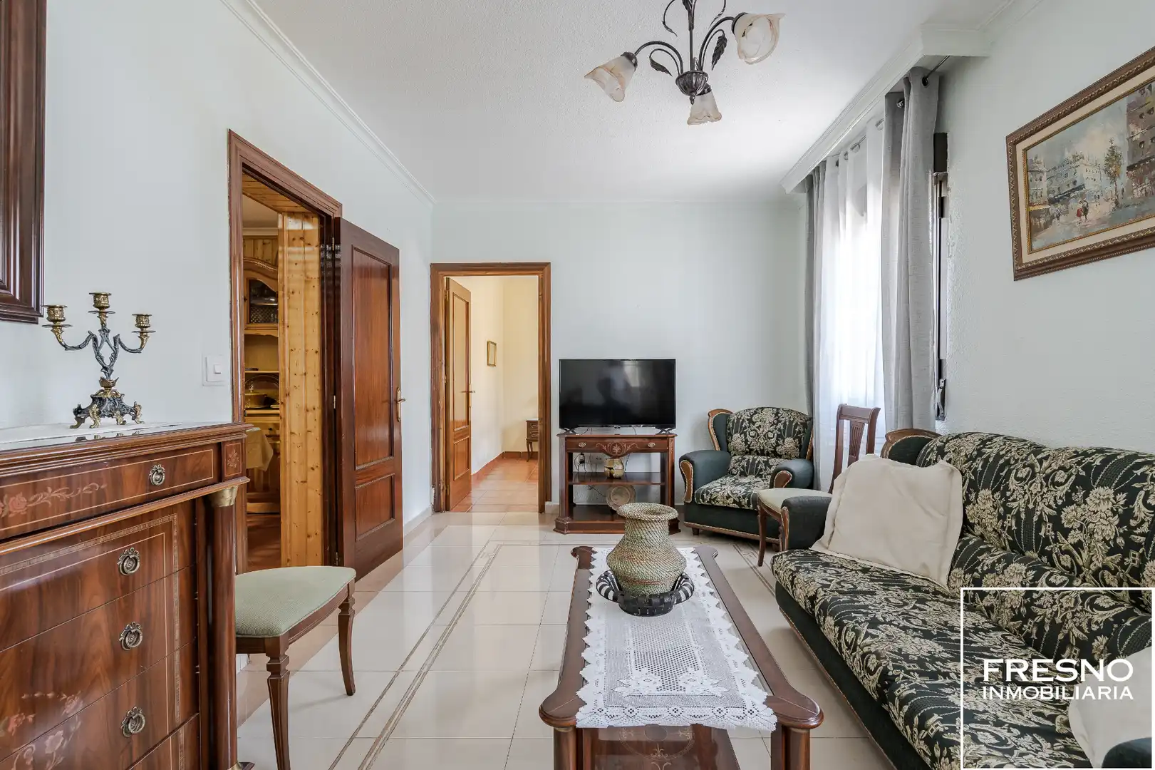 Sala de estar de Casa adosada en venta en Yepes con Aire acondicionado, Calefacción y Trastero
