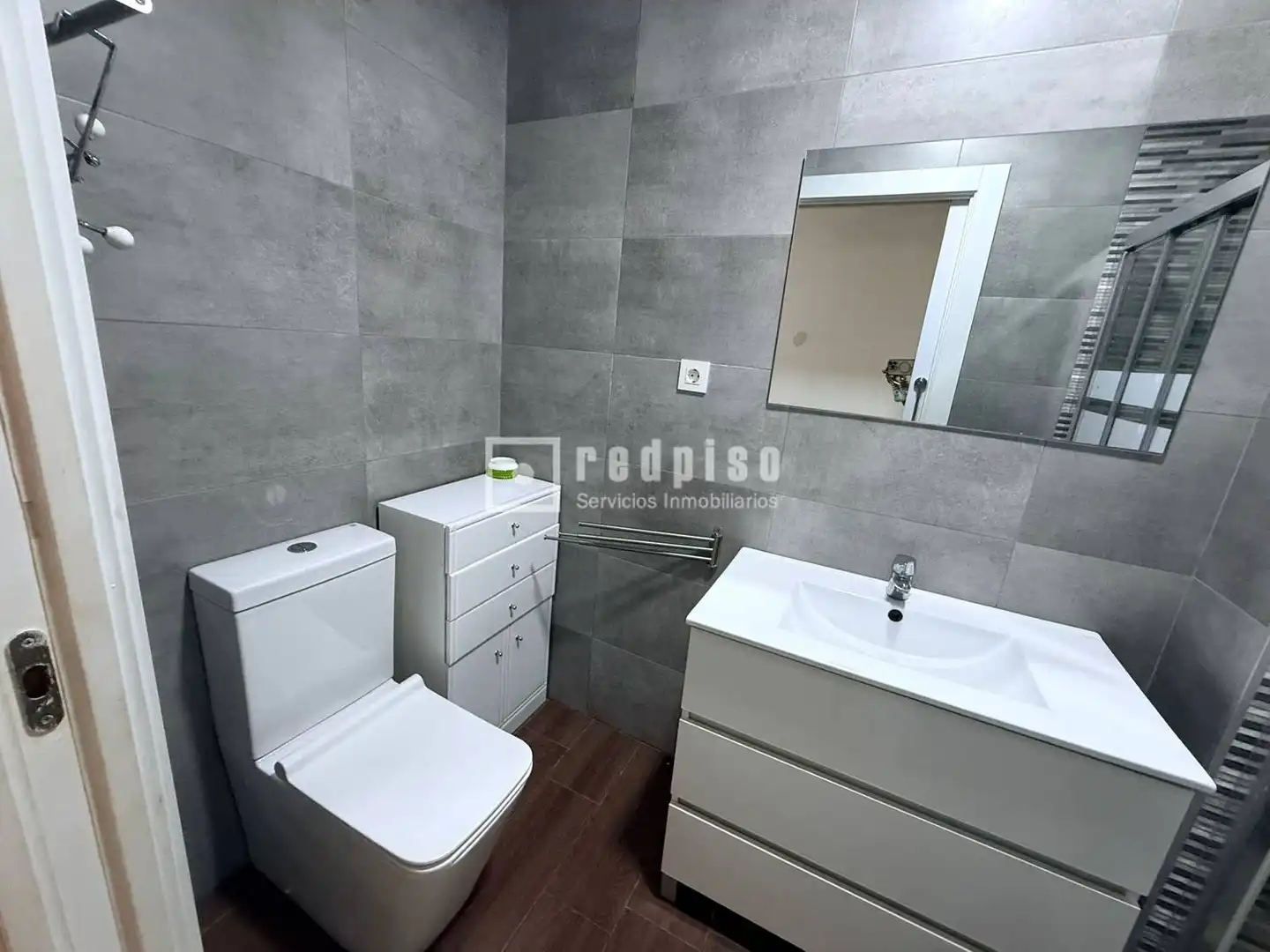 Bany de Apartament de lloguer en Murcia amb Aire condicionat i Moblat
