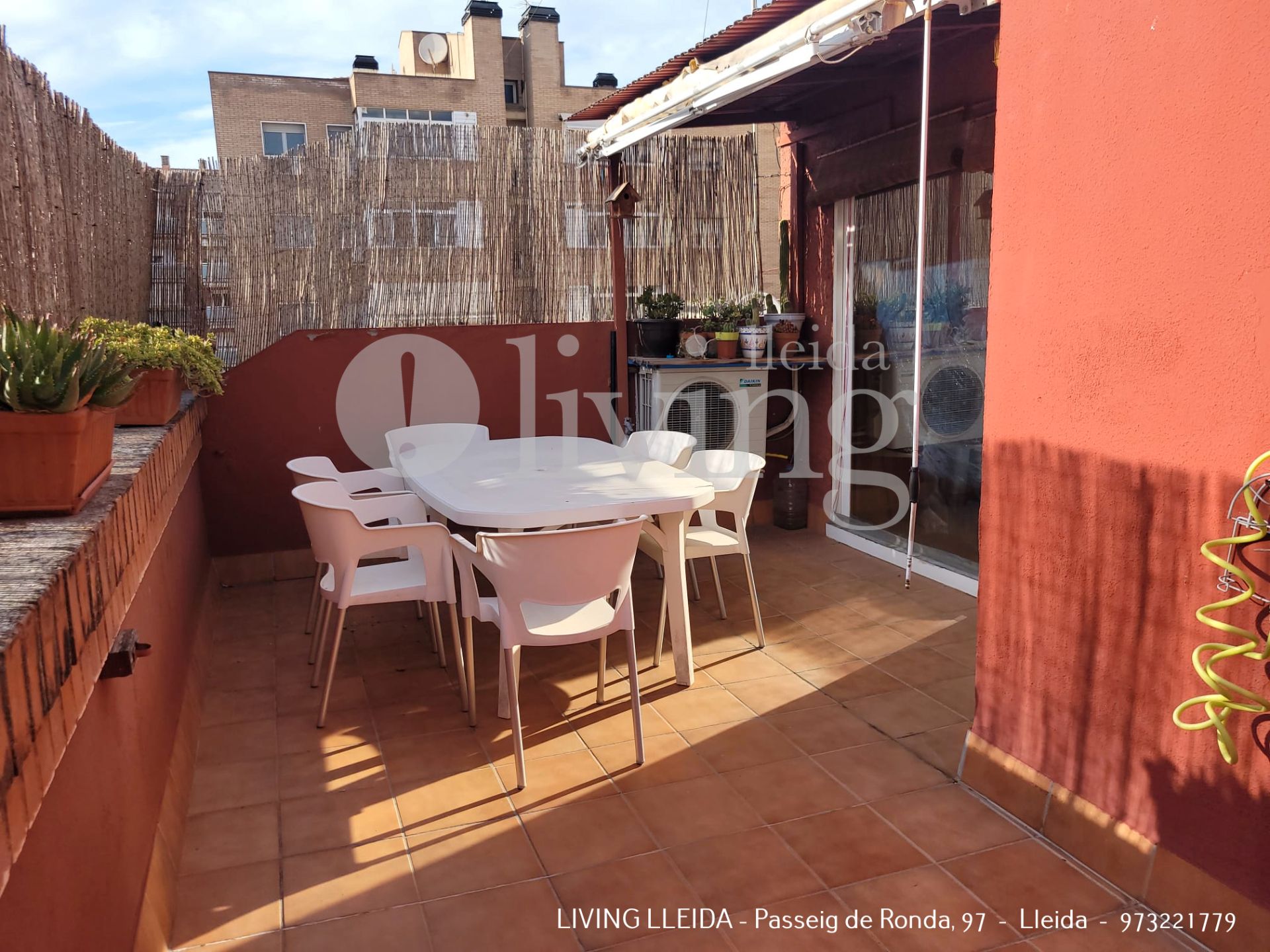 Terrace of Loft for sale in  Lleida Capital  with Air Conditioner, Heating and Parquet flooring