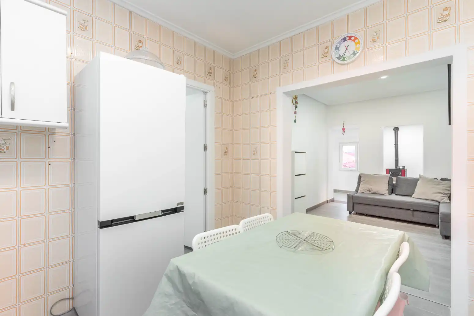 Esszimmer von Einfamilien-Reihenhaus zum Verkauf in Mieres (Asturias) mit Heizung, Terrasse und Abstellraum