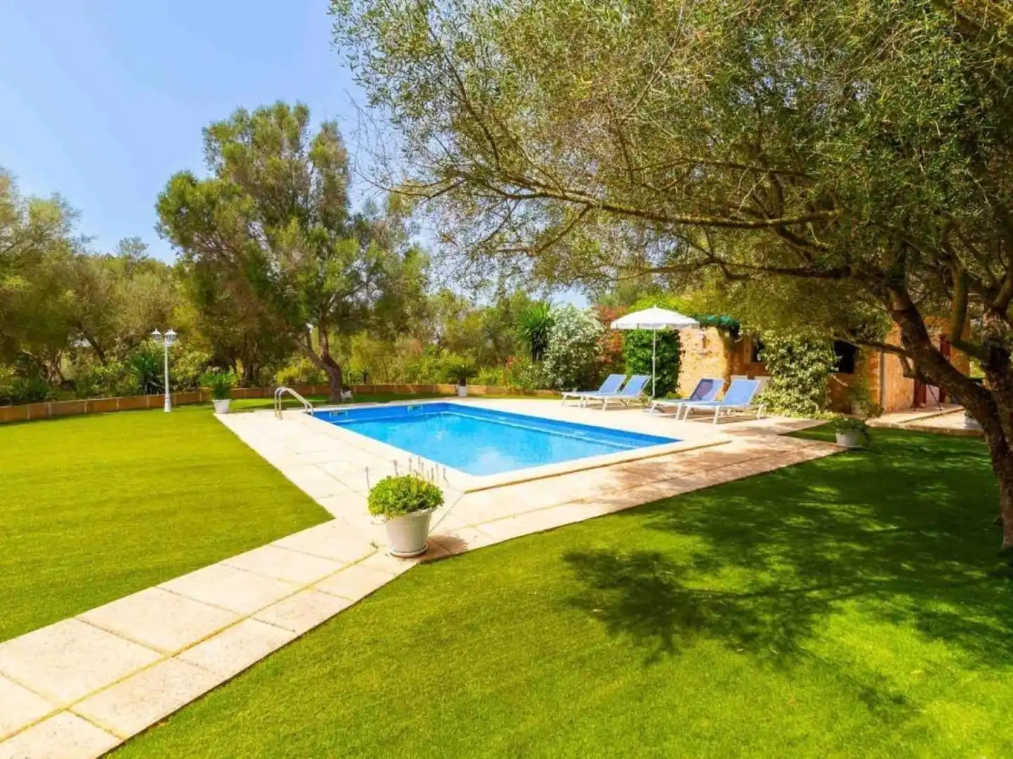 Piscina de Casa o xalet de lloguer en Santa Margalida amb Aire condicionat, Calefacció i Terrassa