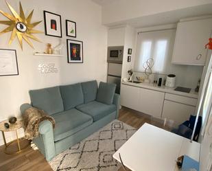 Living room of Flat to rent in  Madrid Capital  with Air Conditioner, Heating and Furnished