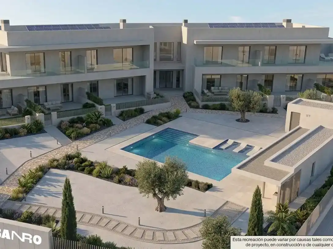 Vista exterior de Piso en venta en Chinchilla de Monte-Aragón con Trastero, Piscina y Balcón