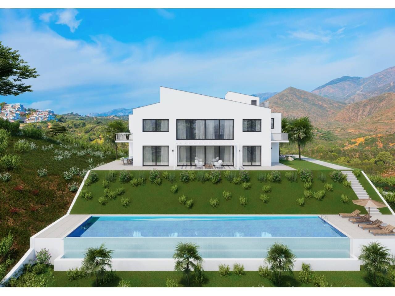 Jardí de Casa o xalet en venda en Marbella amb Aire condicionat, Calefacció i Jardí privat