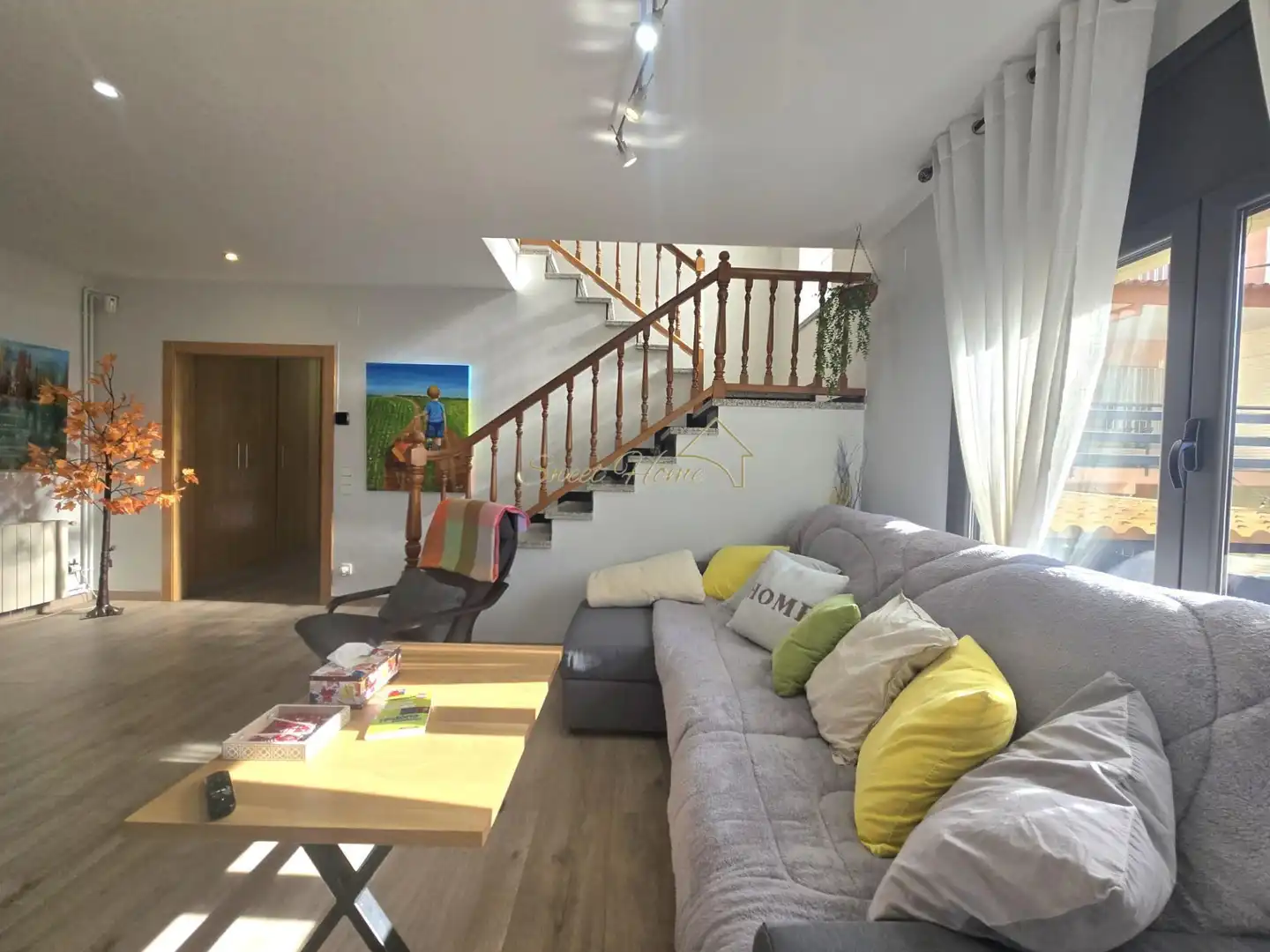 Sala de estar de Casa o chalet en venta en El Masnou con Aire acondicionado, Calefacción y Jardín privado