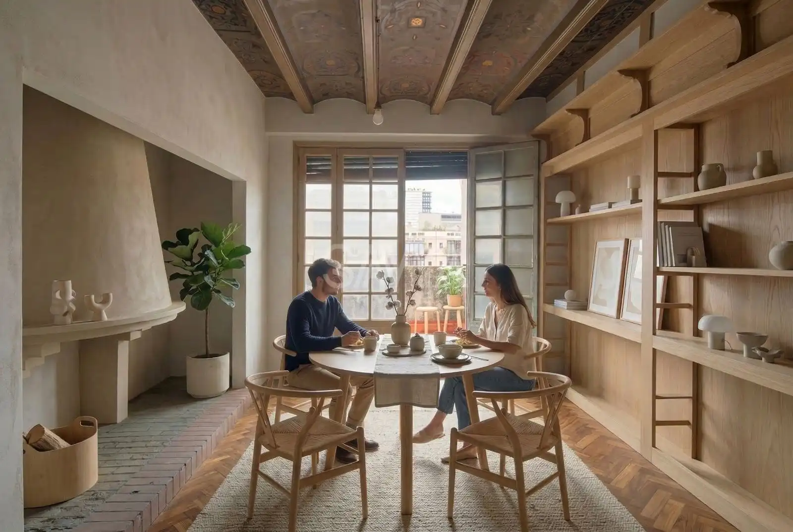 Comedor de Ático en venta en Barcelona con Calefacción, Terraza y Trastero