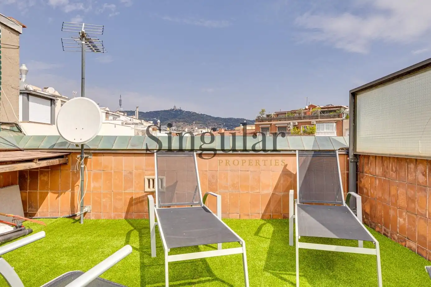 Terraza de Ático en venta en Barcelona con Calefacción, Parquet y Terraza