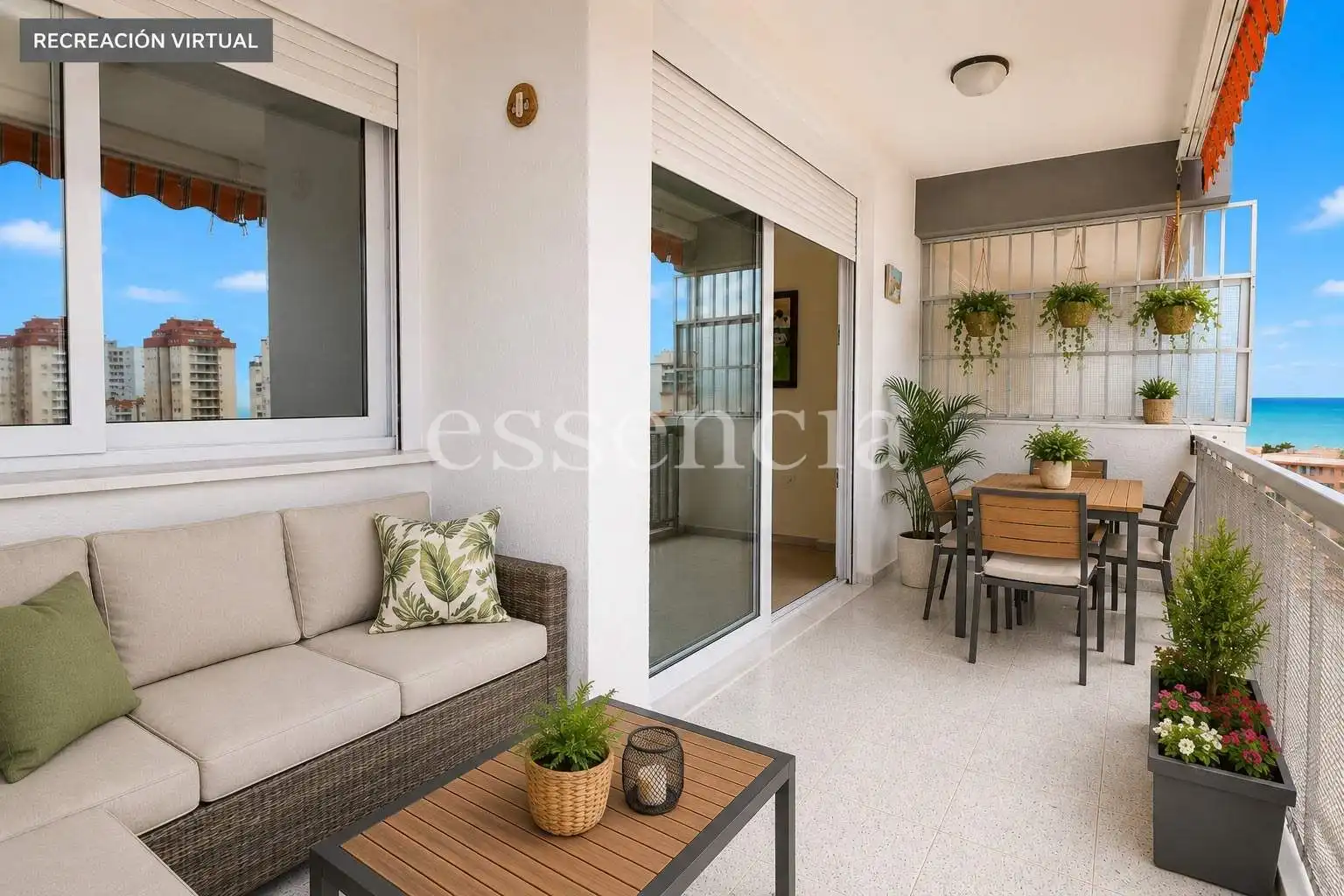 Terraza de Apartamento en venta en Gandia con Aire acondicionado, Terraza y Balcón