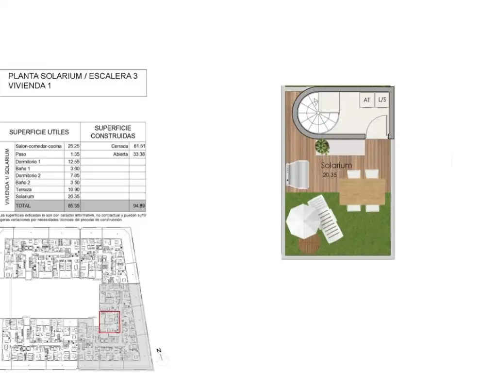 Ático con piscina en venta en Santa Pola ciudad, imagen 7