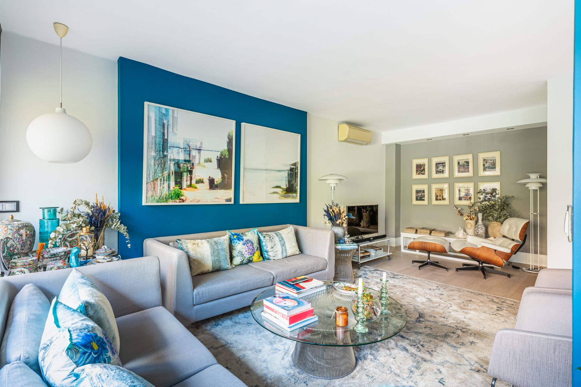 Sala d'estar de Casa adosada en venda en Las Rozas de Madrid amb Aire condicionat, Calefacció i Jardí privat