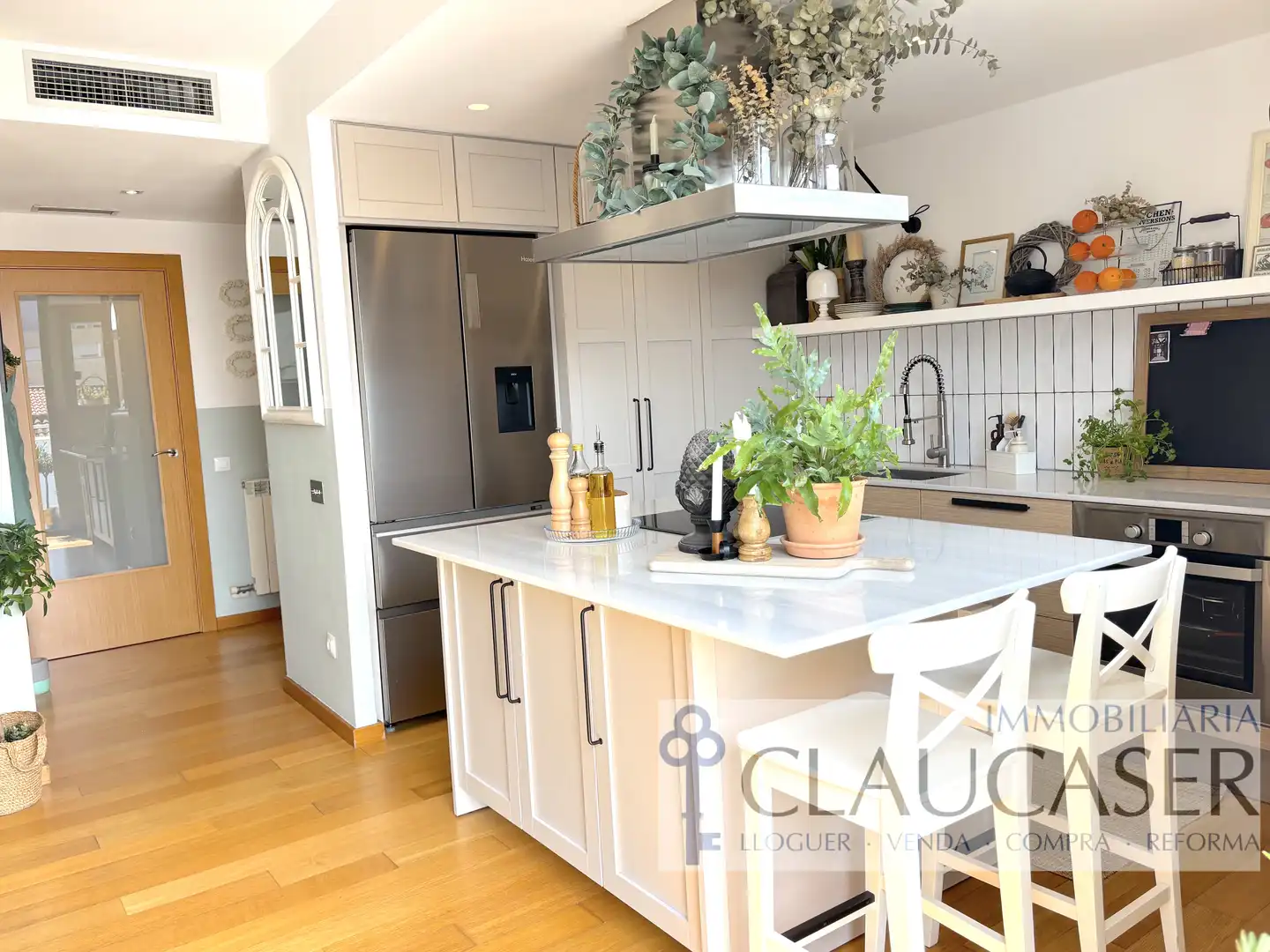 Küche von Wohnung zum Verkauf in Sabadell mit Heizung, Privatgarten und Terrasse