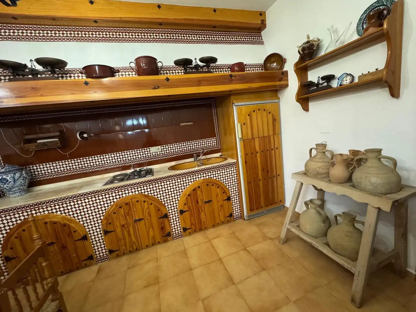 Kitchen of Houses for sale in Roquetas de Mar  with Air Conditioner, Heating and Private garden