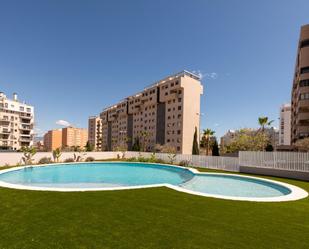 Swimming pool of Flat for sale in Alicante / Alacant  with Air Conditioner, Heating and Private garden