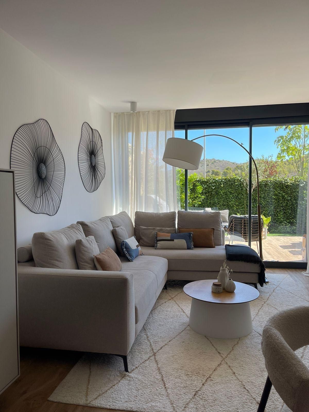 Sala d'estar de Dúplex de lloguer en Villajoyosa / La Vila Joiosa amb Aire condicionat, Calefacció i Terrassa