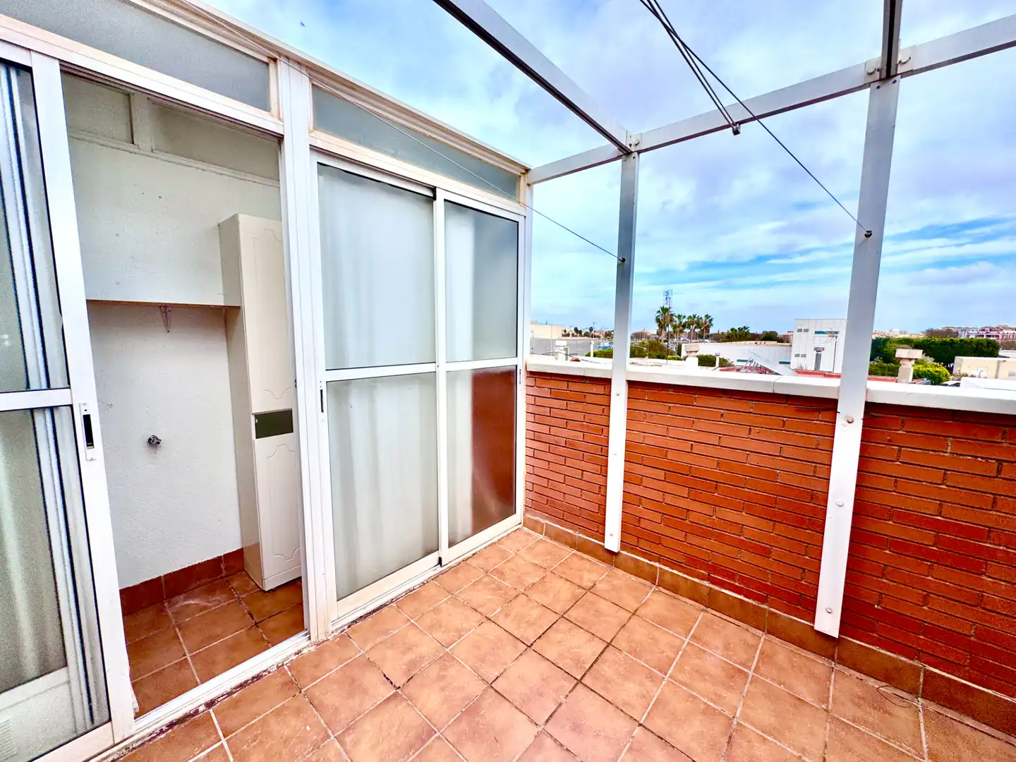 Balcony of Attic for sale in El Ejido  with Air Conditioner and Terrace