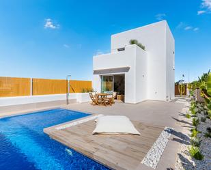 Vista exterior de Finca rústica en venda en Los Alcázares amb Aire condicionat, Terrassa i Piscina