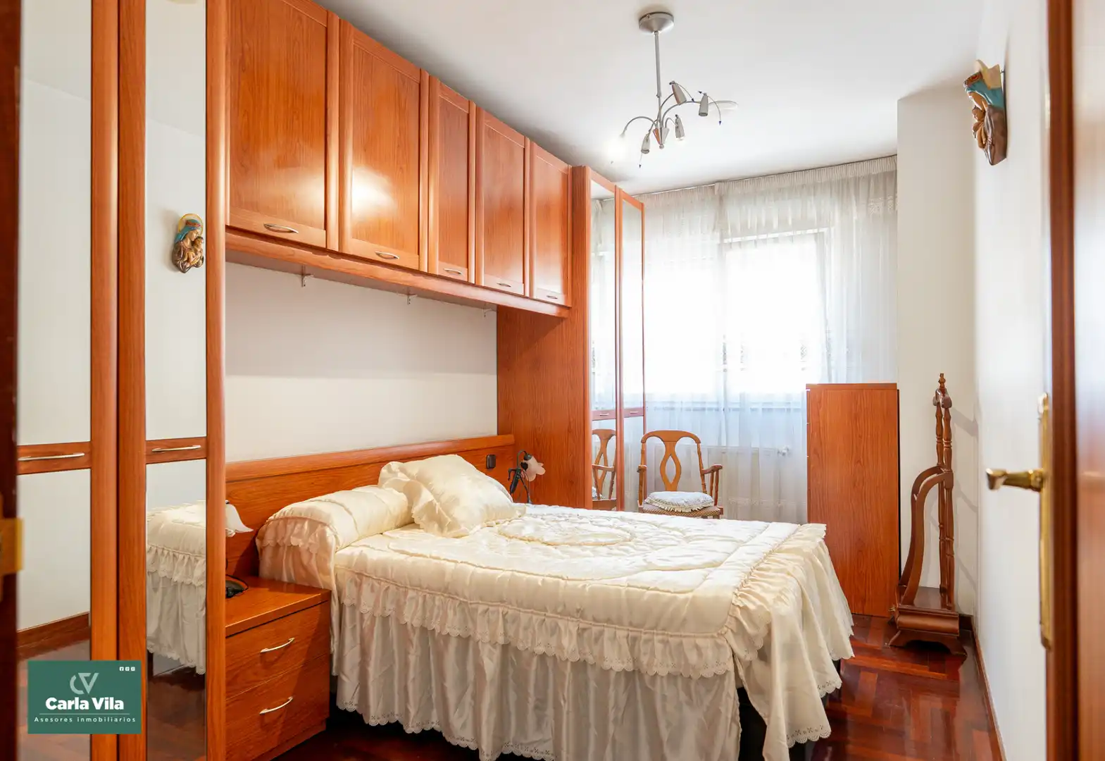 Bedroom of Apartments for sale in Lugo  with Heating, Parquet flooring and Storage room