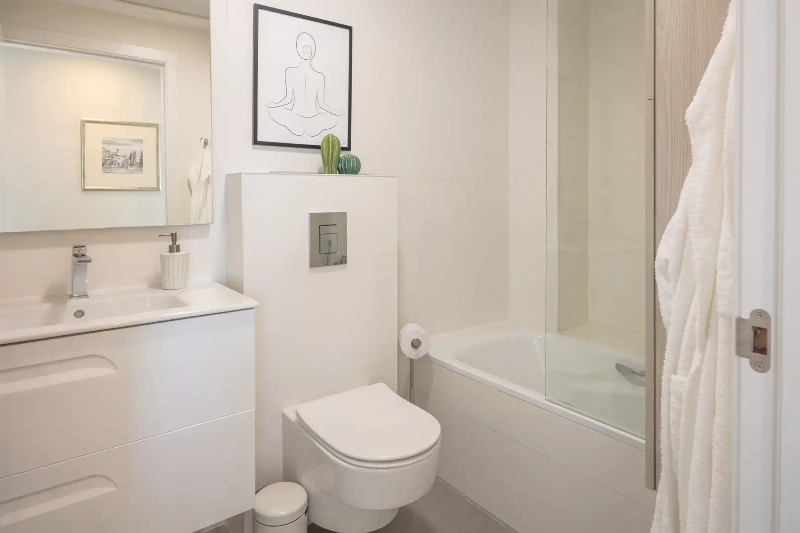 Bany de Apartament en venda en Jávea / Xàbia amb Calefacció, Terrassa i Piscina