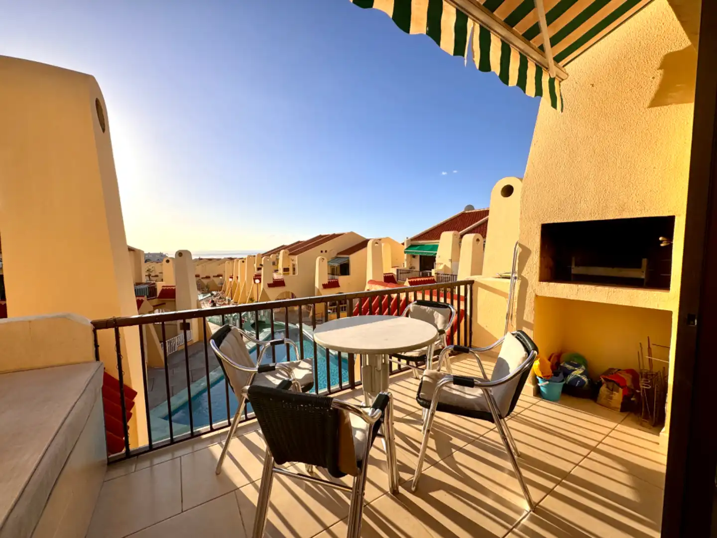 Terrace of Apartments for sale in Adeje  with Furnished, Microwave and TV
