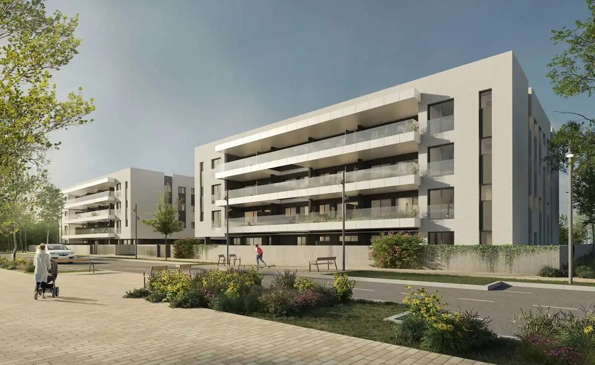 Exterior view of Flat for sale in Lleida  with Air Conditioner, Heating and Private garden