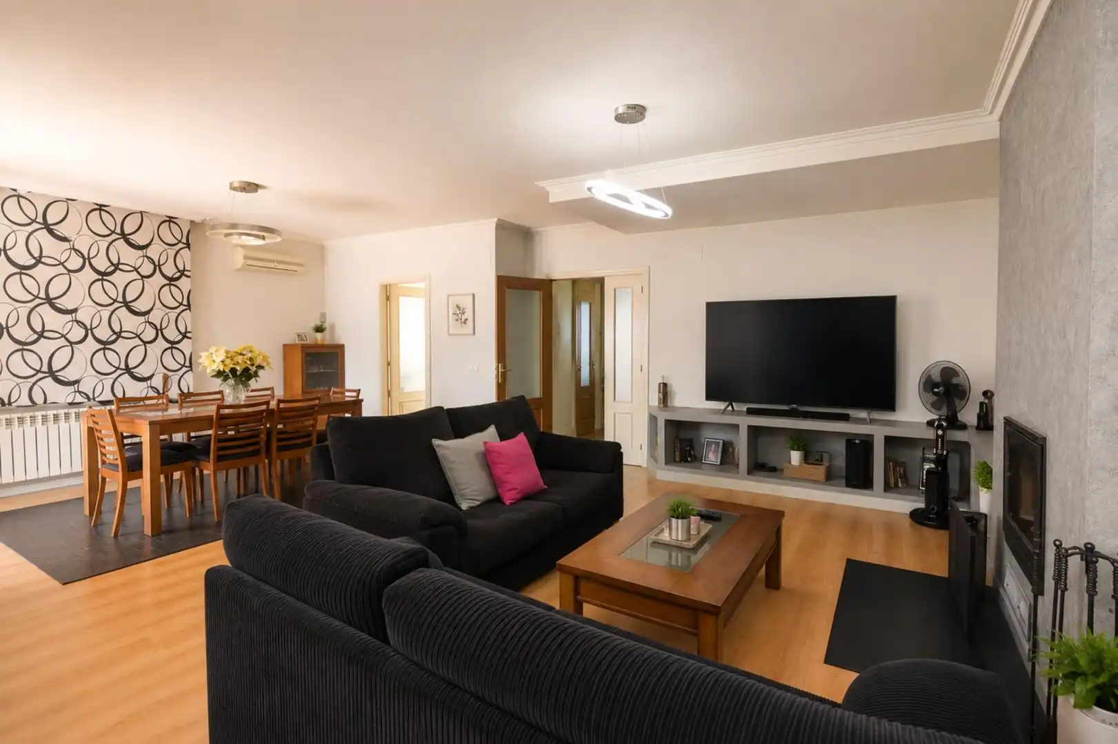 Living room of Detached homes for sale in Griñón  with Heating, Private garden and Terrace